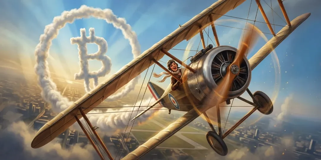 Banner Dolly Casino con aviatrice e bonus di benvenuto cripto
